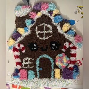 Colorful Gingerbread House Rug